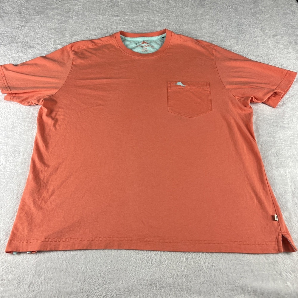 Tommy Bahama Men's Large Shirt‎ Coral